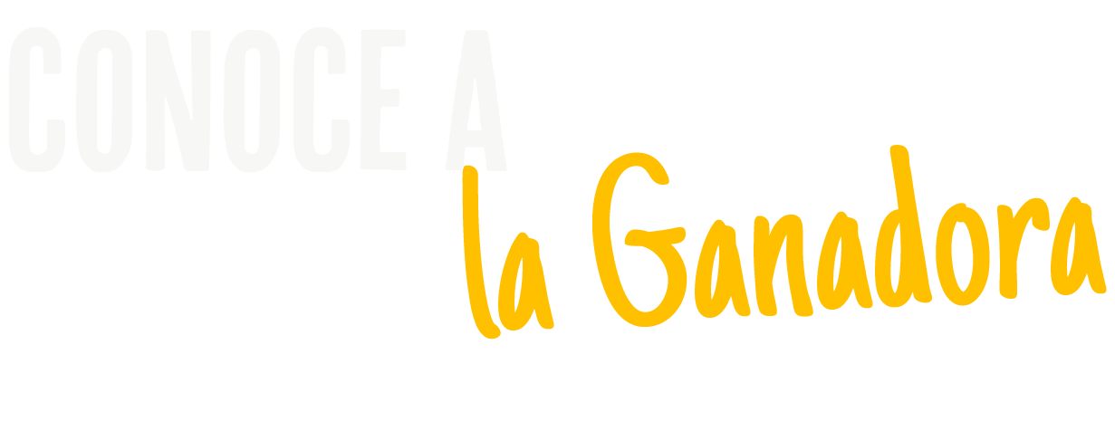Conoce la ganadora